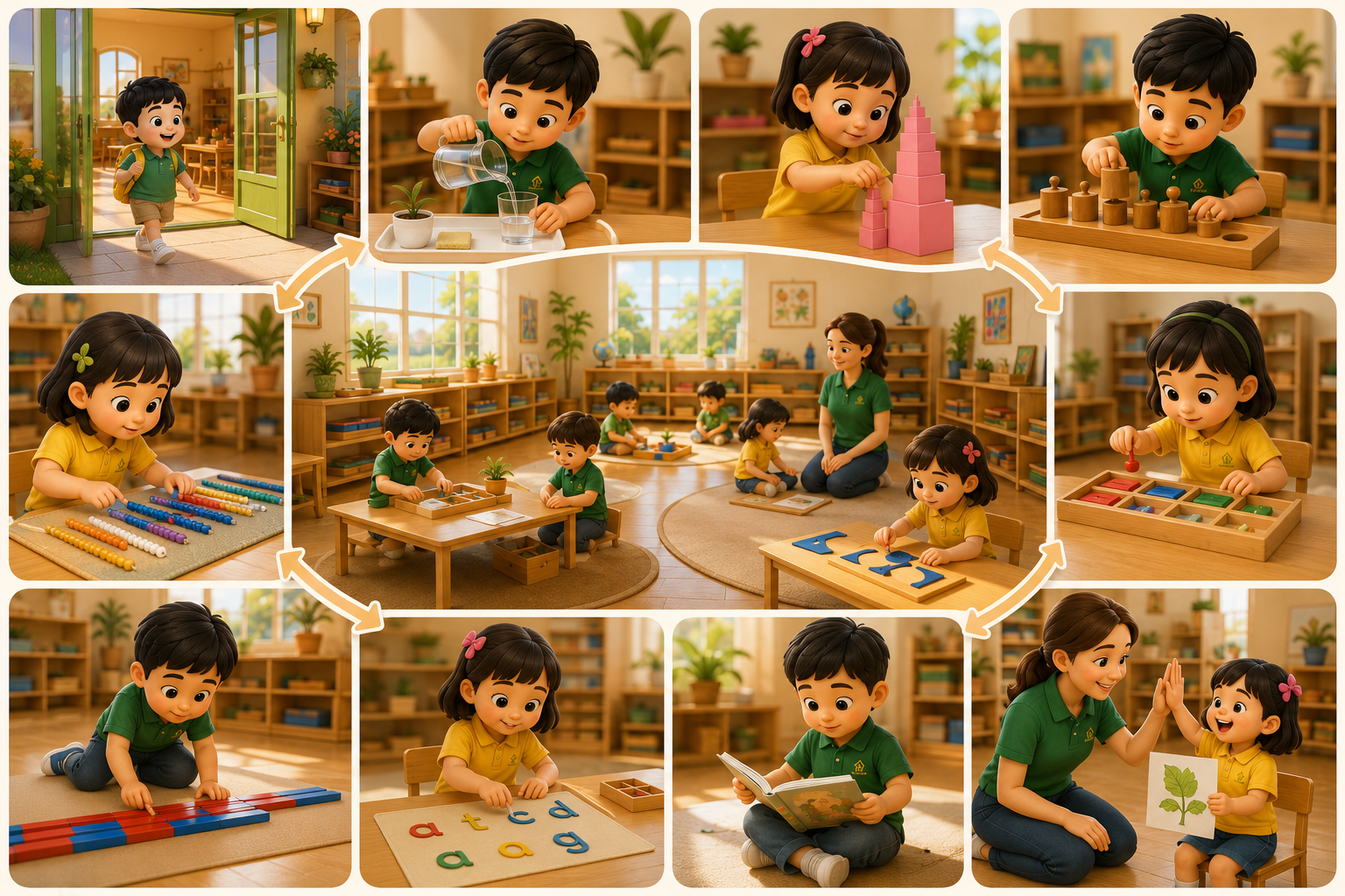 A day in our Montessori classroom
